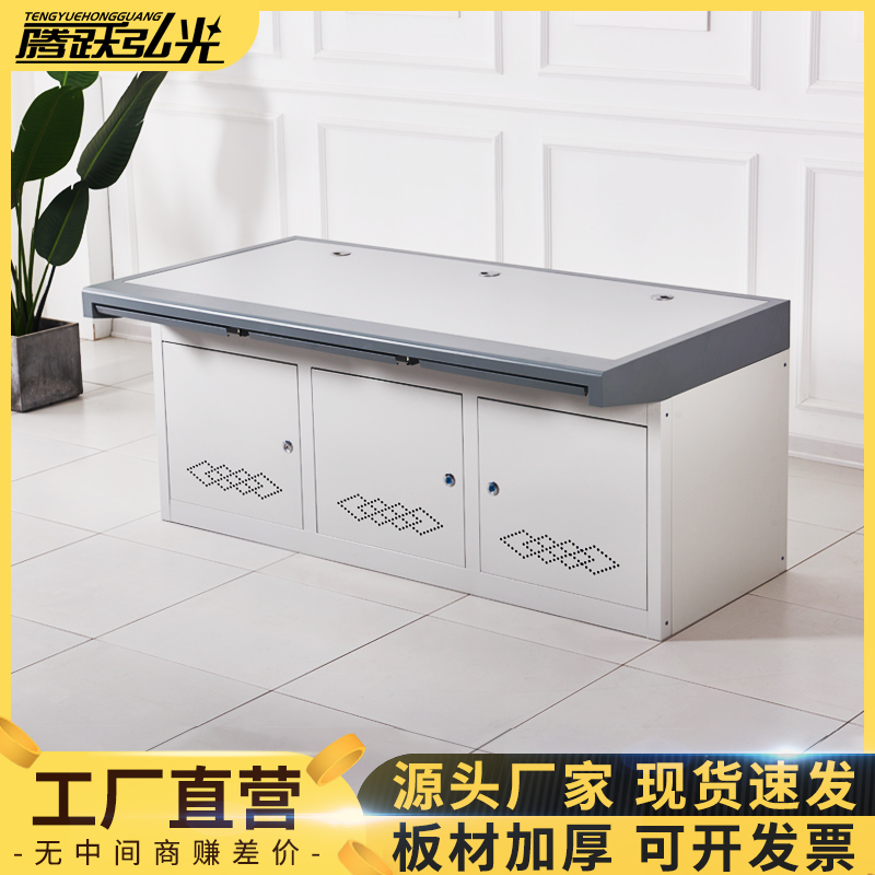 Monitoring console single-double monitoring console triple console scheduling table custom computer desk monitoring room workbench