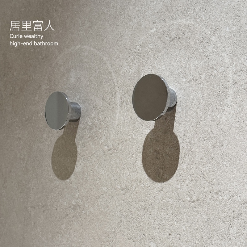 Curie Rich Man | Mirror Finish All-Copper Coat Hook, Minimalist Style, High-Quality Brushed Nickel Hook for Bathroom Curie Rich Man | Mirror Finish All-Copper Coat Hook, Minimalist Style, High-Quality Brushed Nickel Hook for Bathroom