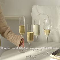 Face-ins boon main section High foot champagne glass Sparkling Wine Glass Cocktail of Romantic Ritual Sensation