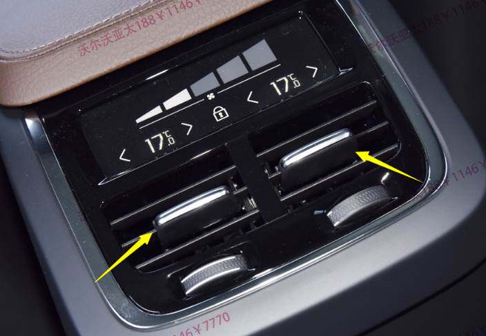 Adapt to the new Volvo XC90 air-conditioning outlet paddle S90 Raytheon xc60 front and rear clip louvers V90