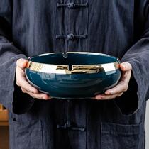 Extra large ashtray creative large retro trend personalized ceramic home living room office Hotel multifunctional ashtray