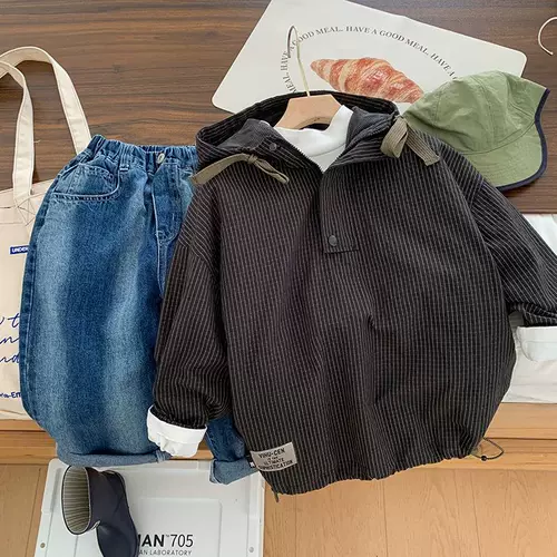 Детская куртка для мальчиков, цепочка с молнией, толстовка, спортивный костюм с капюшоном, осенняя, на молнии, в корейском стиле