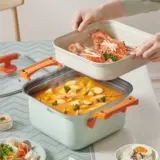 Многофункциональный жареный горшок с фильтром из нержавеющей стали жареные куриные жареные фри кухня Приготовление пищи с большим домохозяйством маленький жареный жареный горшок