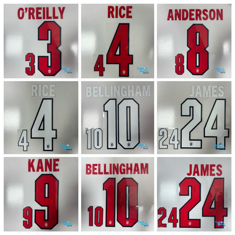 [in Stock] England 2026 World Cup Home and Away Printed Series