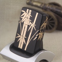 Germany imports 0466HJ bamboo stone original copper shell high-end kerosene lighter on three sides