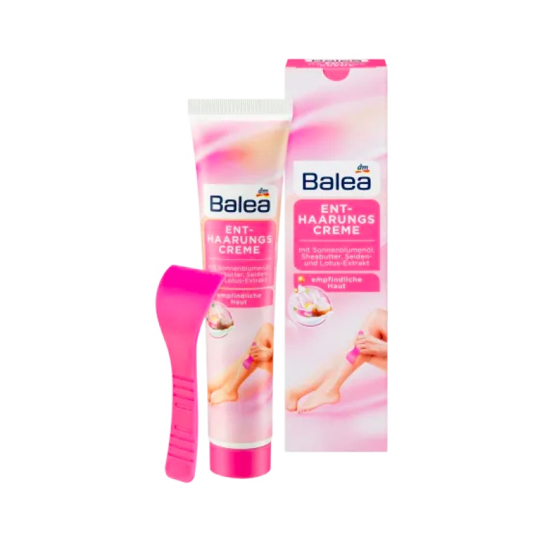 dm Germany balea balaya sensitive muscle mild hair removal cream body armpit hair non-private students for men and women