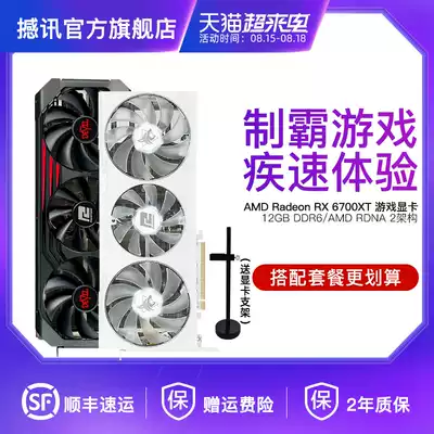 Shake Xun RX6700XT 12G Dark dog Red Devil e-sports game eternal robbery Desktop computer Computer independent graphics card