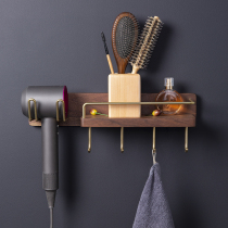 Hair Dryer Bracket Holding Toilet Bathroom bathroom Hairdryer Washing Tooth Cup Shelve free of punch