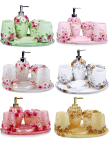 Eurostyle Light Lavish Bathroom Five Pieces Toilet Creative Fashion Minima Home Bathroom Wash Suit Combination Pendulum