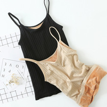 Gush vest female winter thermal underwear Han version Skinder thickened with bottom-bottom Sexwy careful machine harness Nets