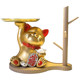 Entry Piggy Bank Lucky Cat Tray Key Storage Ornament Entrance Living Room Shoe Cabinet Decoration Housewarming Gift