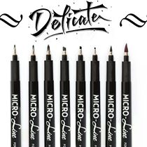 Hand Lettering Pens Calligraphy Brush Pen Piment Liner Mi