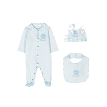 Roberto Cavalli Junior childrens logo embroidered jumpsuit set FARFETCH