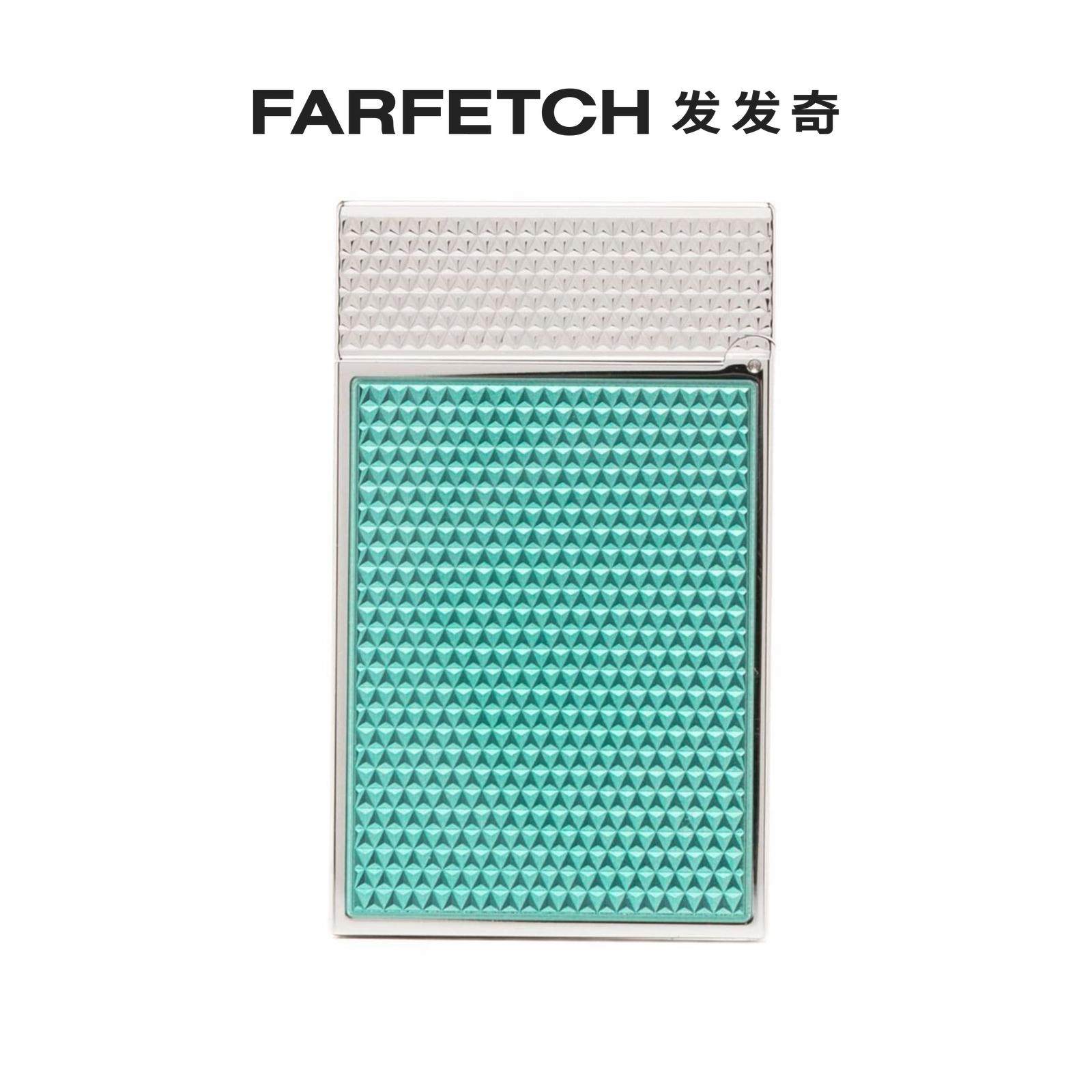 S T Dupont Men Engraving Details Silver lighter FARFETCH Fat Chic-Taobao