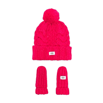 Ugg childrens clothing thick knitted hat and mittens set (two pieces) FARFETCH