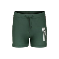 Mini Rodini childrens clothing logo printed striped swimming trunks FARFETCH