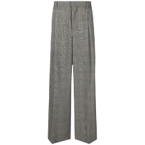 Final Sale] Moschino mens plaid wide-leg trousers FARFETCH