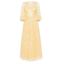Needle Thread Womens Raindrop Sequin Embellished Dress FARFETCH
