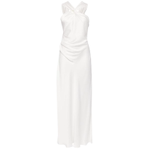 Misha Collection Womens Abrielle Halter Neck Dress FARFETCH