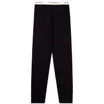 SPORTY RICH womens serif font logo ribbed leggings FARFETCH