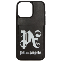 Palm Angels men and women generic iPhone 15 Pro Max Classic logo phone shell hair chic