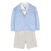 Colorichiari childrens pinstripe shorts suit FARFETCH