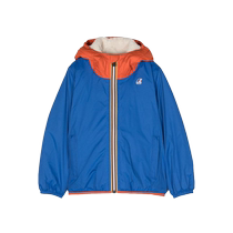 K-WAY childrens color block hooded jacket FARFETCH