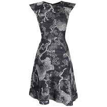SAIID KOBEISY womens tweed knee-length dress FARFETCH