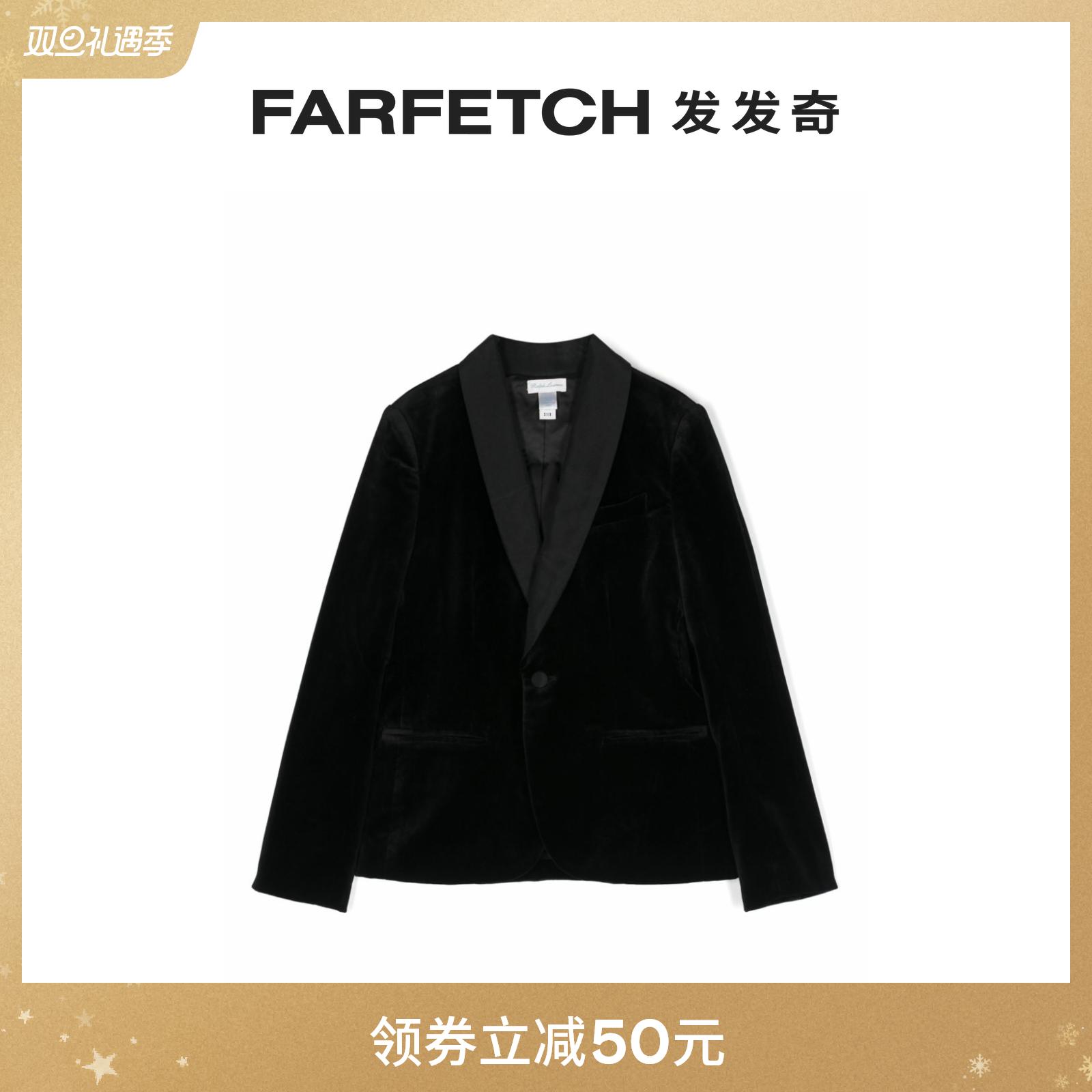 Ralph Lauren child clothing velvet tastor multisuit jacket FARFETCH Fat Chic-Taobao