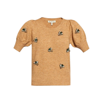 MUNTHE womens rhinestone-embellished knitted top FARFETCH