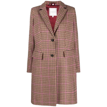 Tommy Hilfiger womens plaid single-breasted jacket FARFETCH