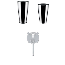 Alessi Boston cocktail shaker gift four-piece set