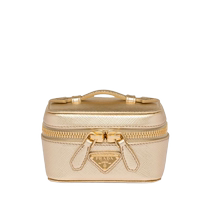 Prada Prada womens leather cosmetic bag FARFETCH