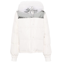 Yves Salomon Womens Colorblock Puffy Jacket FARFETCH