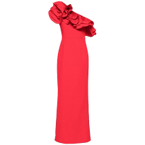Ms. Rebecca Vallance Chiara floral applique with floral dress FARFETCH