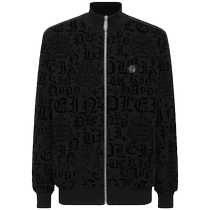 Philipp Plein Mens Gothic Print Side Stripes Track Jacket FARFETCH