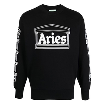 Aries mens logo print detail sweater FARFETCH