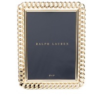 Ralph Lauren Home Unisex Blake Chain Trimmed Photo Frame (5X7 inches)