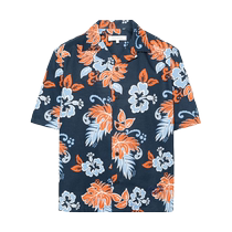 Maison Kitsune Mens Floral Print Ripstop Gingham Shirt FARFETCH