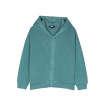 DKNY childrens clothing logo patch hooded cardigan FARFETCH