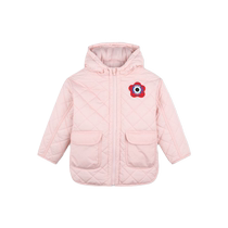 KENZO childrens clothing logo embroidered quilted jacket FARFETCH