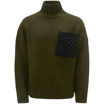 Final Sale] JW Anderson Mens Popcorn Patch Pocket Sweater FARFETCH