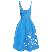 Lady Oskar De La Renta flower embroidered in floral embroidery with dress FARFETCH