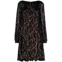 Talbot Runhof Womens Sequin Embellished Long Sleeve Dress FARFETCH