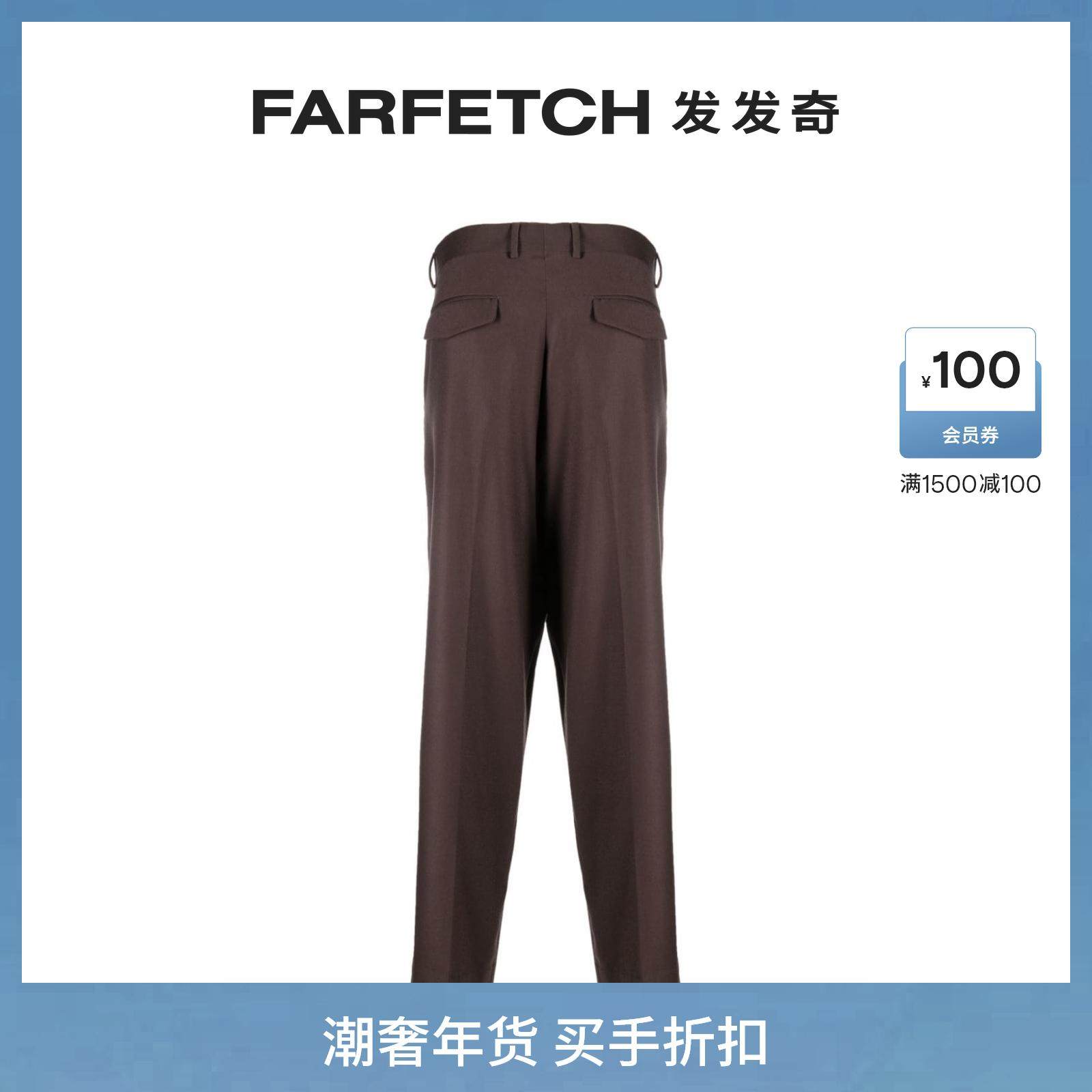COSTUMEIN men Vincent pleat details Western pants FARFETCH Fat Chic-Taobao