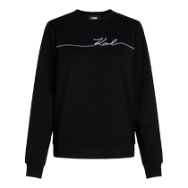 Karl Lagerfeld Womens Signature Embroidered Pullover FARFETCH