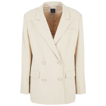 Armani Exchange womens logo double-breasted blazer FARFETCH
