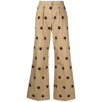 Final Sale] Palm Angels lady stars printed broadlegged trousers FARFETCH Hair chic