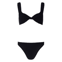 Hunza G Womens Juno pleated bikini set FARFETCH