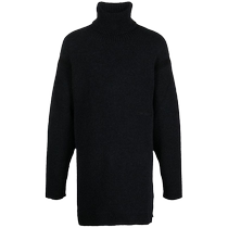 Final Sale]Off-White Mens Concave Embossed Logo Turtleneck Sweater FARFETCH
